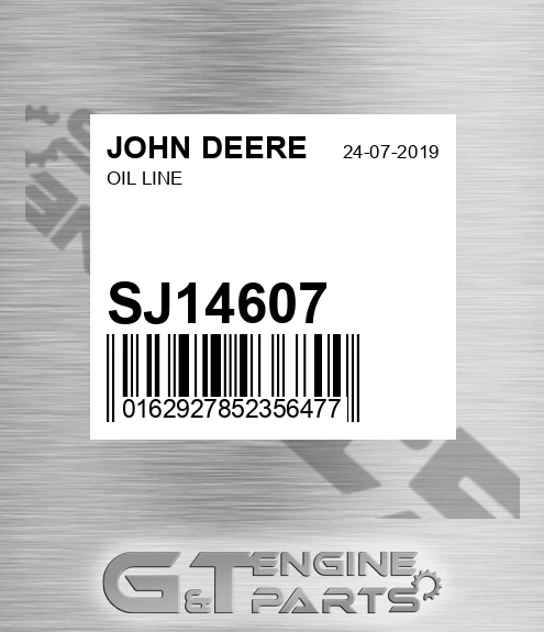 SJ14607 Oil Line for JOHN DEERE