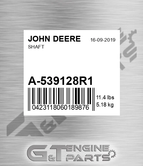 A-539128R1 Shaft for JOHN DEERE