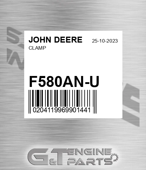 F580AN-U Clamp for JOHN DEERE