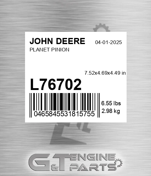 L76702 Planet Pinion