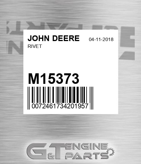M15373 Rivet for JOHN DEERE