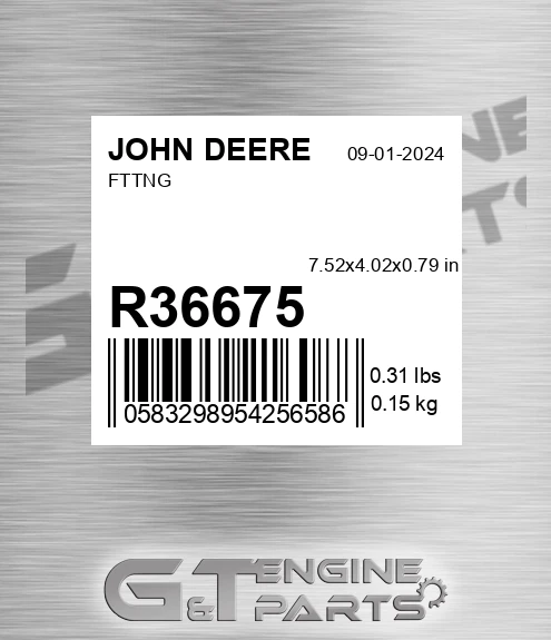 R36675 JOHN DEERE Fttng