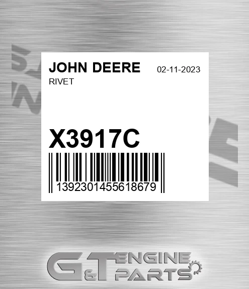 X3917C Rivet for JOHN DEERE