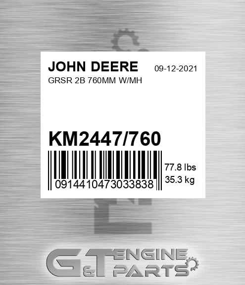 KM2447/760 Grsr 2b 760mm W/mh