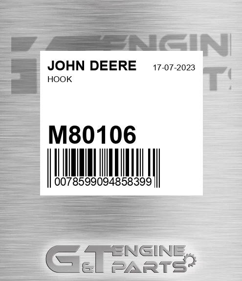 M80106 Hook for JOHN DEERE