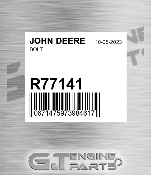 R77141 JOHN DEERE Bolt