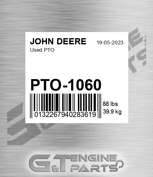 PTO-1060 Used Pto for JOHN DEERE