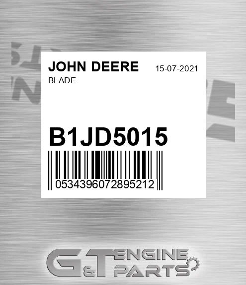 B1JD5015 Blade for JOHN DEERE