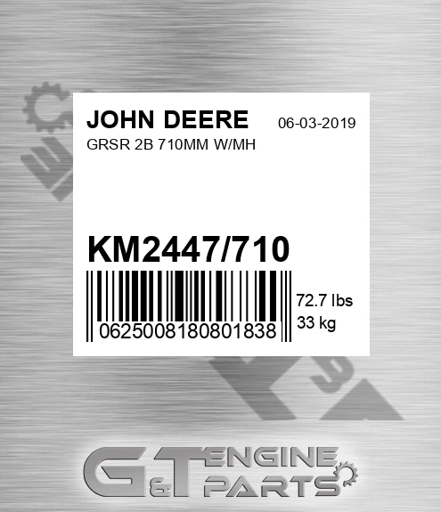 KM2447/710 Grsr 2b 710mm W/mh