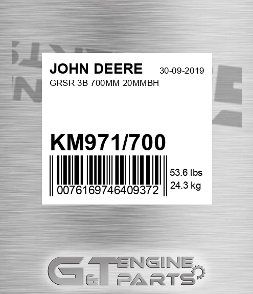 KM971/700 Grsr 3b 700mm 20mmbh
