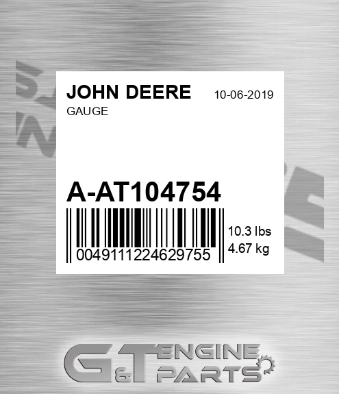 A-AT104754 Gauge for JOHN DEERE