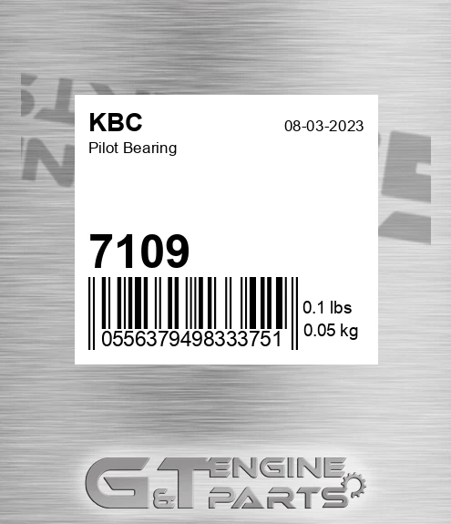 7109 Pilot Bearing