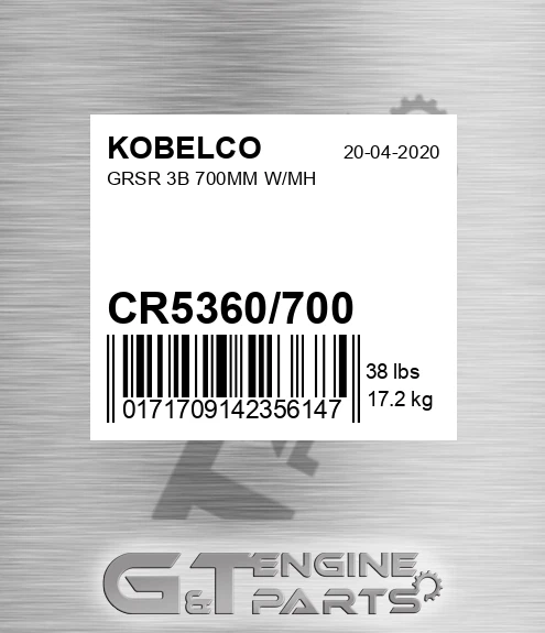 CR5360/700 Grsr 3b 700mm W/mh