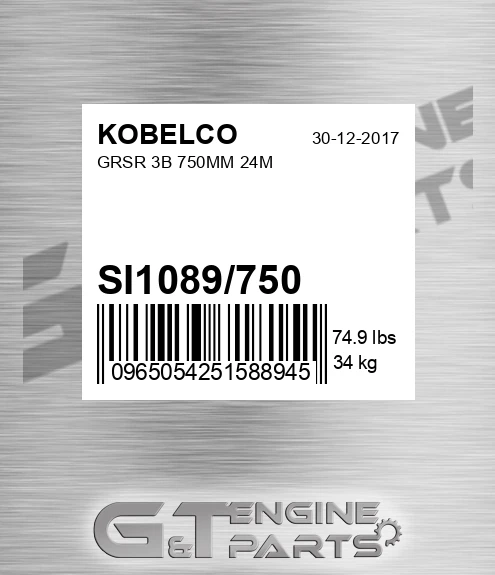 SI1089/750 Grsr 3b 750mm 24m