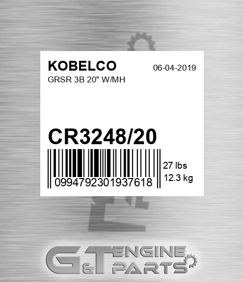 CR3248/20 Grsr 3b 20" W/mh
