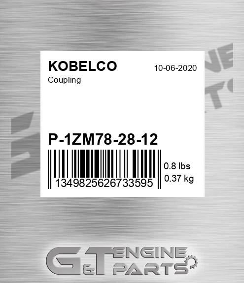 P-1ZM78-28-12 Coupling