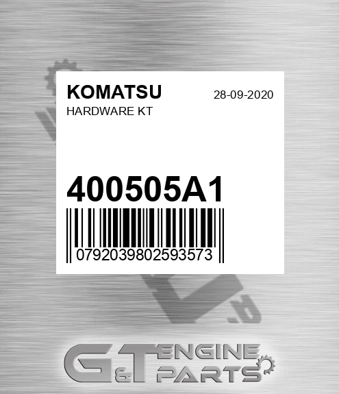 400505A1 Hardware Kt