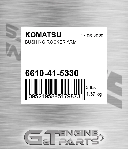 6610-41-5330 Bushing Rocker Arm for KOMATSU