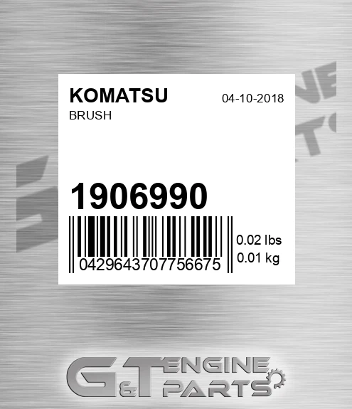 1906990 KOMATSU Brush