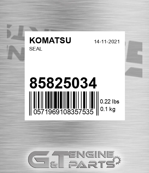 85825034 Seal