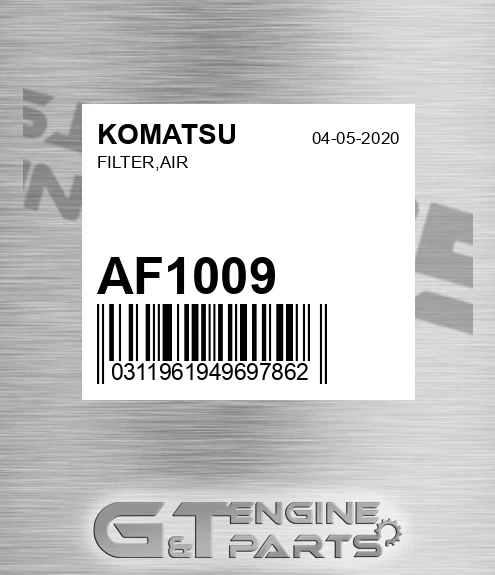 AF1009 KOMATSU Filter,air