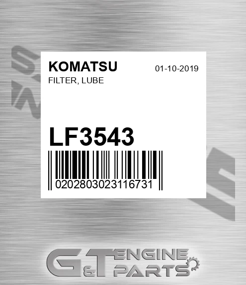 LF3543 Filter, Lube
