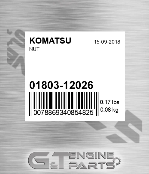 01803-12026 Nut