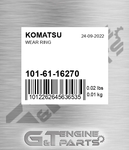 101-61-16270 Wear Ring for KOMATSU