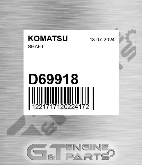 D69918 Shaft