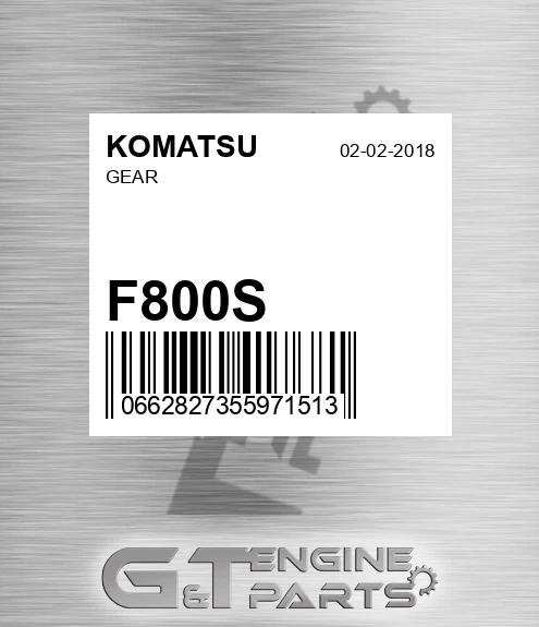 F800S Gear