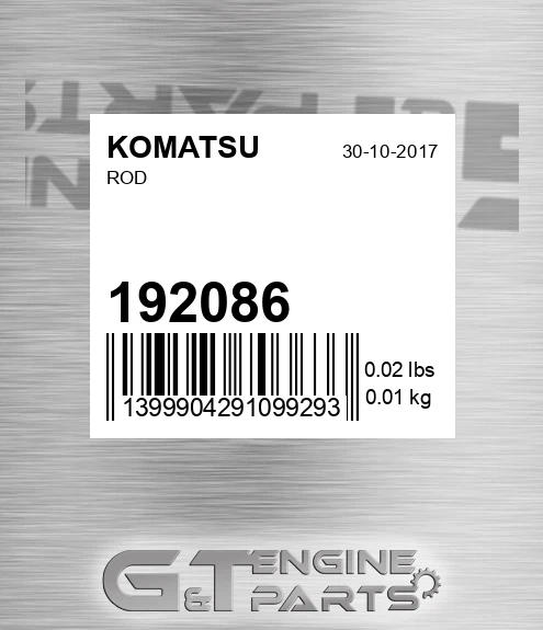 192086 KOMATSU Rod