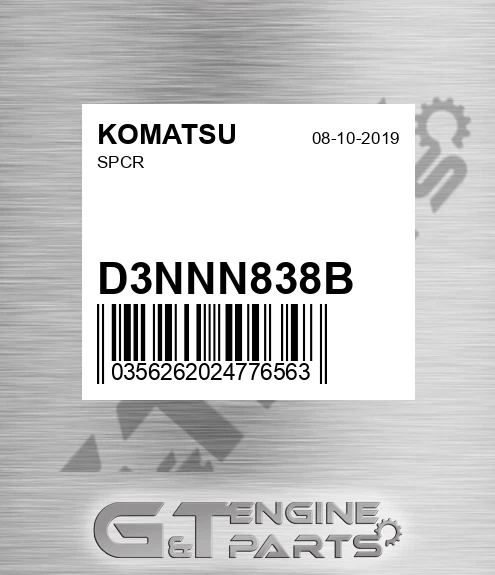 D3NNN838B Spcr for KOMATSU