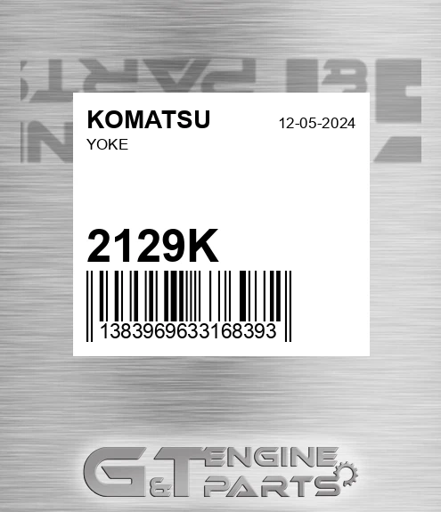 2129K Yoke for KOMATSU