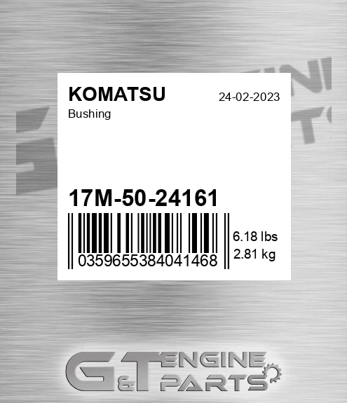 17M-50-24161 Bushing for KOMATSU