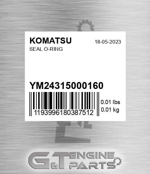 YM24315000160 Seal O-ring