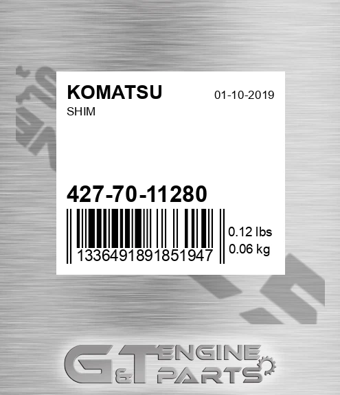 427-70-11280 Shim for KOMATSU