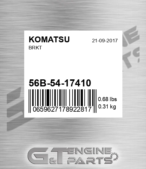 56B-54-17410 Brkt for KOMATSU