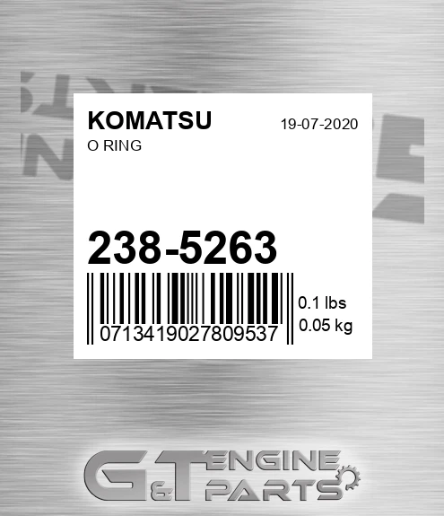 238-5263 O Ring