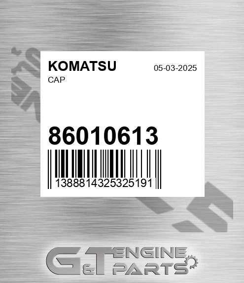 86010613 Cap