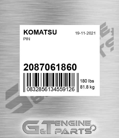 208-70-61860 Pin for KOMATSU