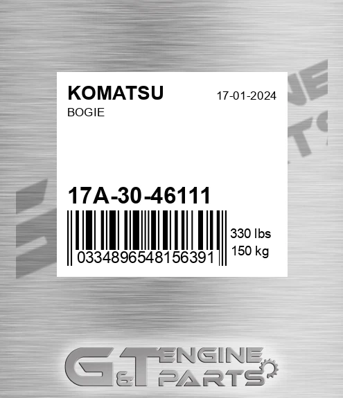 17A-30-46111 Bogie for KOMATSU