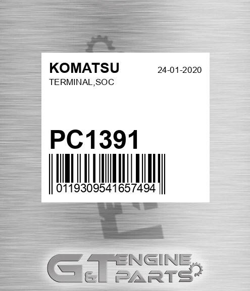 PC1391 KOMATSU Terminal,soc