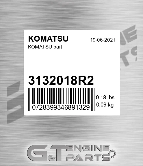 3132018R2 KOMATSU Part