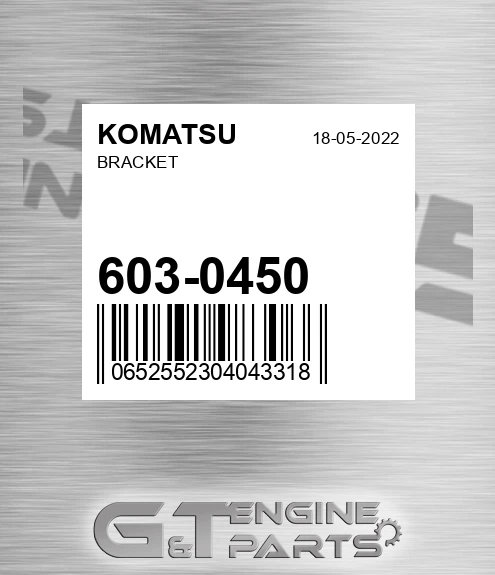 603-0450 Bracket for KOMATSU