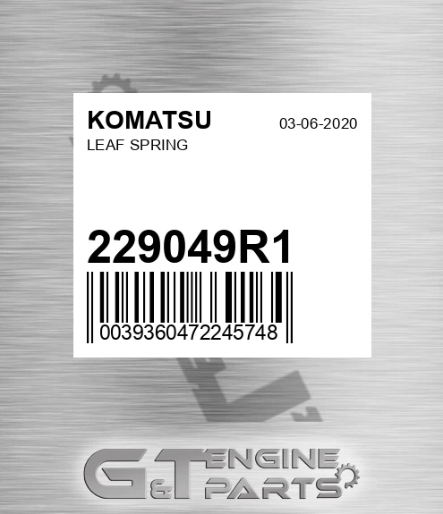 229049R1 Leaf Spring
