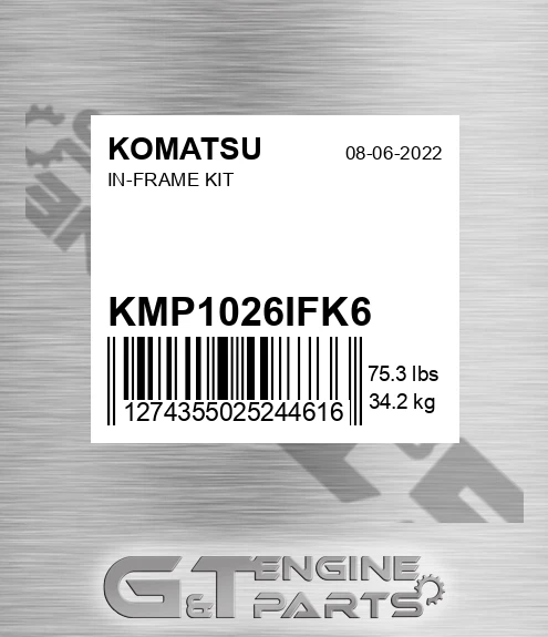 KMP1026.IFK-6 In-frame Kit for KOMATSU