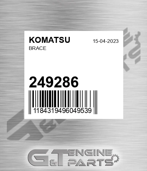 249286 KOMATSU Brace
