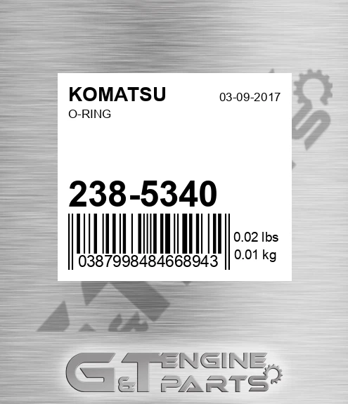 238-5340 O-ring