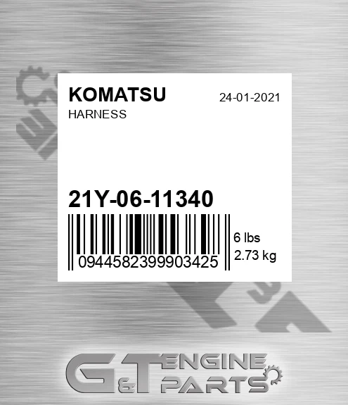 21Y-06-11340 Harness for KOMATSU