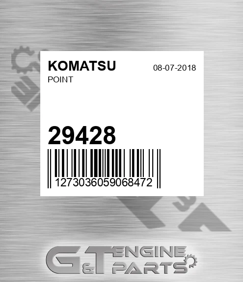 29428 Point for KOMATSU